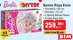 DİYTOY OYUNCAK BARBİE BENİM RÜYA EVİM 43 PARÇA